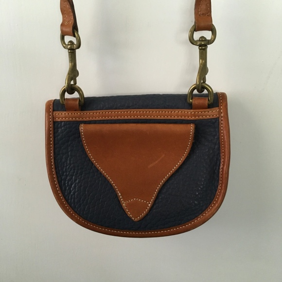 Dooney & Bourke vintage mini Calvary bag in navy - Picture 2 of 9